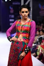 Model walks for Agnimitra Paul on day 2 of Bengal Fashion Week on 21st Feb 2014